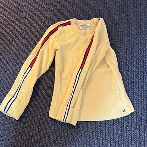 Vintage 90s y2k Tommy Hilfiger sweater knit yellow